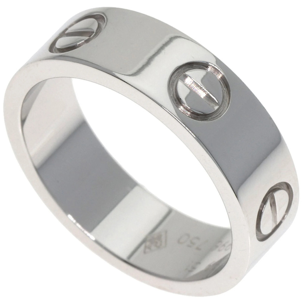 CARTIER Authentic 18k Silver Love Ring #51